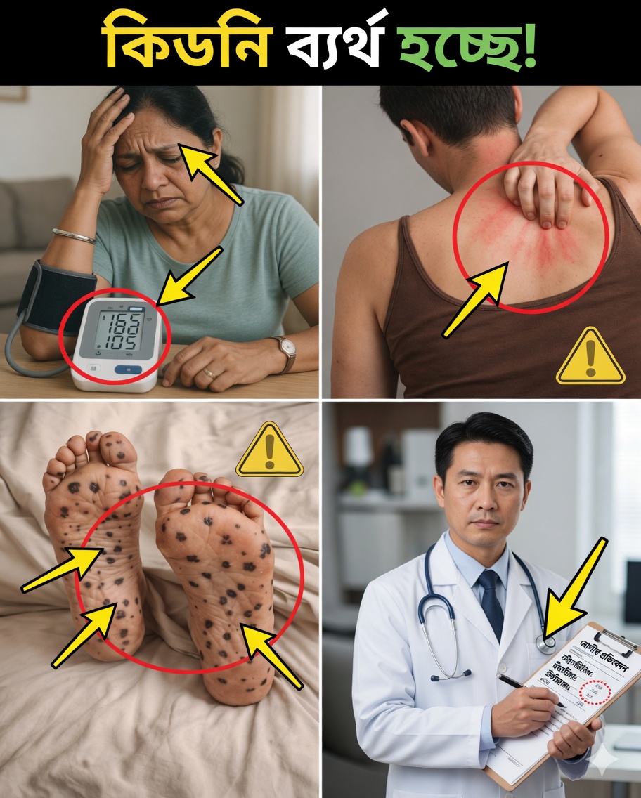 কিডনির ১৫টি প্রাথমিক সতর্ক সংকেত এবং দীর্ঘমেয়াদে আপনার স্বাস্থ্য রক্ষায় যে দৈনন্দিন অভ্যাসগুলো উপেক্ষা করা উচিত নয়