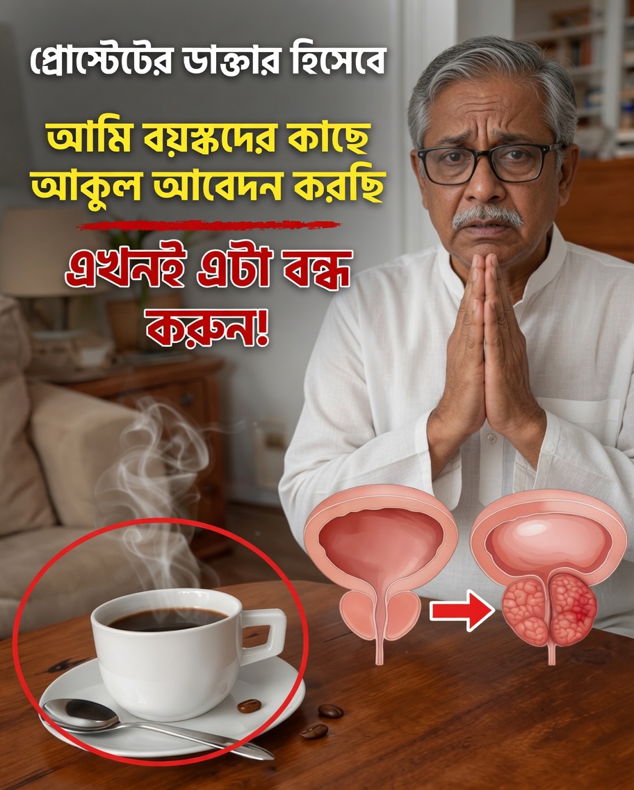 বয়স্ক পুরুষদের প্রোস্টেটের স্বাস্থ্য ও কফি: এই দৈনন্দিন অভ্যাস সম্পর্কে বিজ্ঞান কী বলে