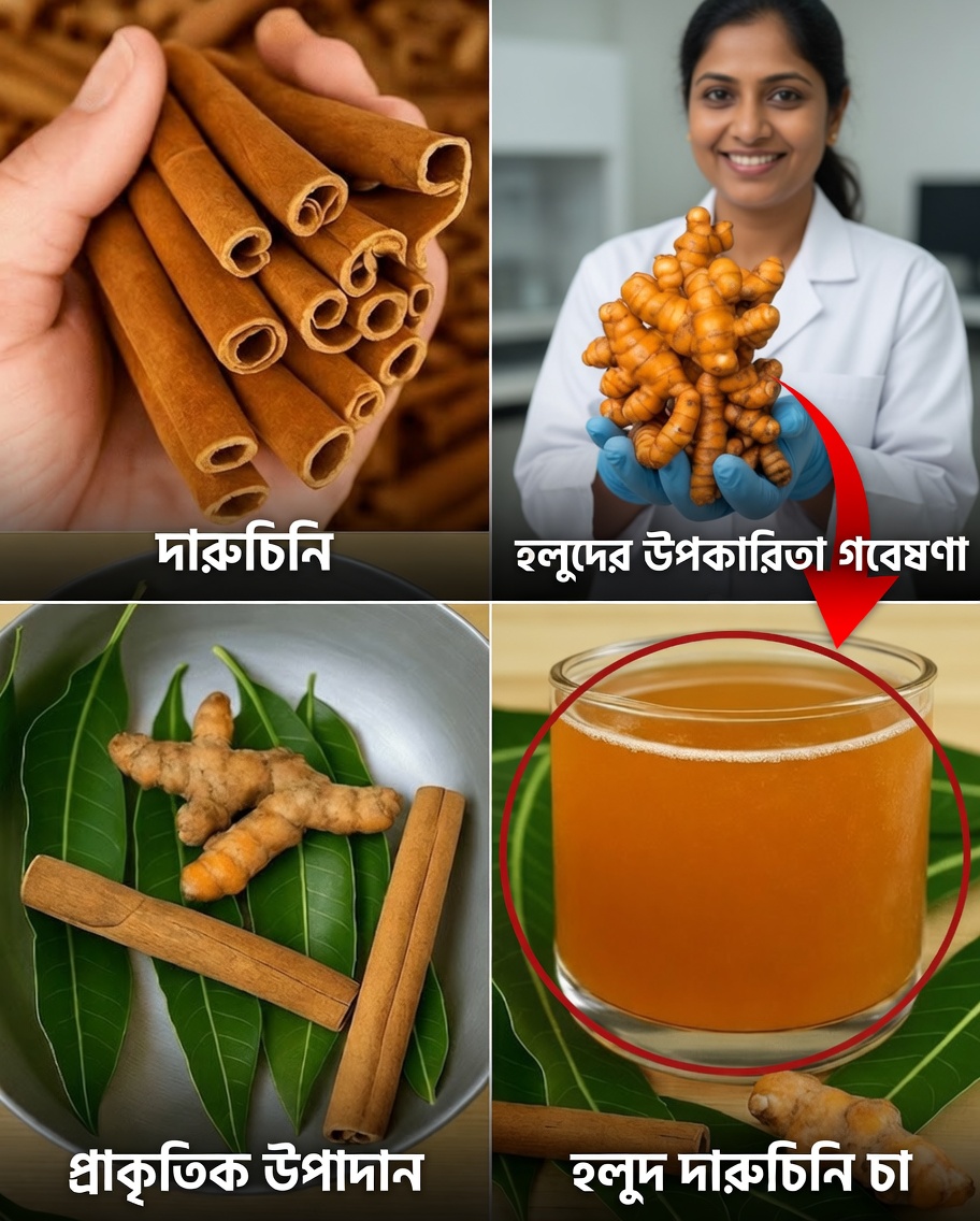 দারুচিনি ও হলুদের পানীয় যা আপনার দৈনন্দিন সুস্থতা মজবুত করতে পারে