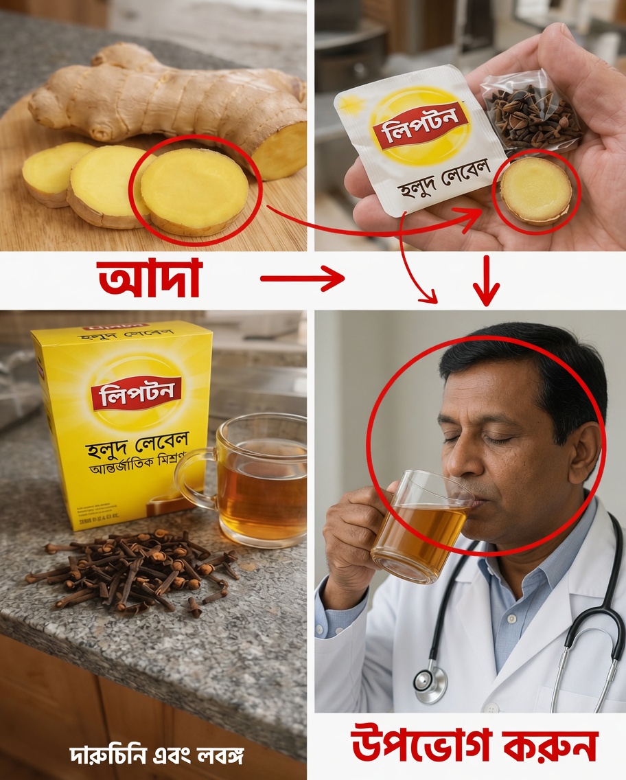 আদা, লবঙ্গ ও কালো চা: একটি সহজ রীতি যা অনেক নারী প্রতিদিন গ্রহণ করছেন