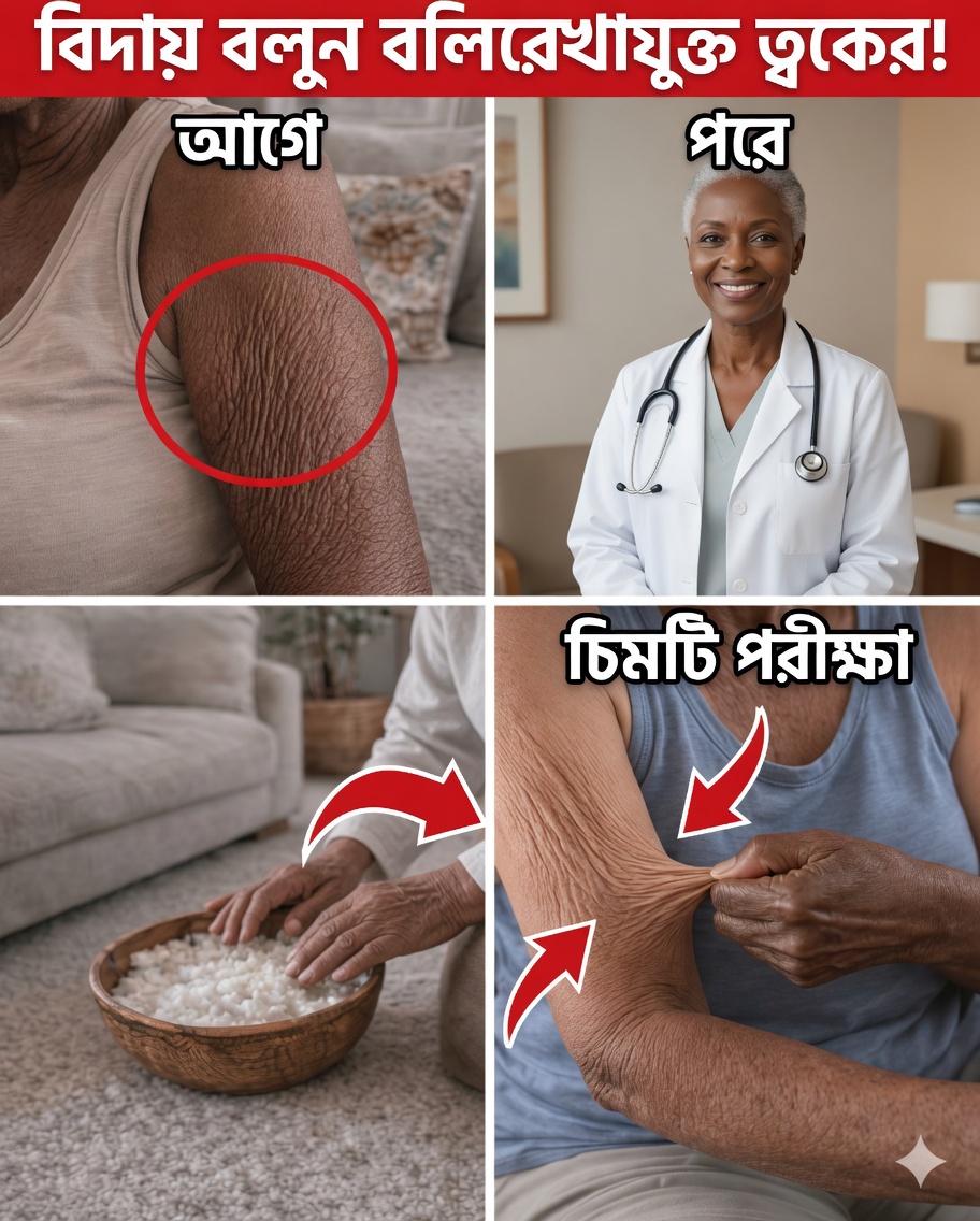 প্রতিদিন মাত্র দুই মিনিটের সহজ অভ্যাস, যা বয়স্কদের বাহুর “ক্রেপি” ত্বকের চেহারা উন্নত করতে পারে