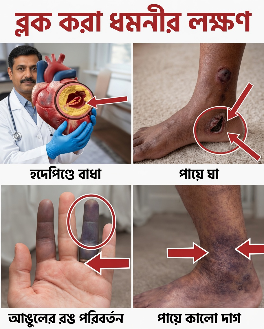 পা ও পায়ের পাতায় ধমনী অবরোধের ৭টি প্রাথমিক সতর্ক সংকেত যা আপনার জানা উচিত