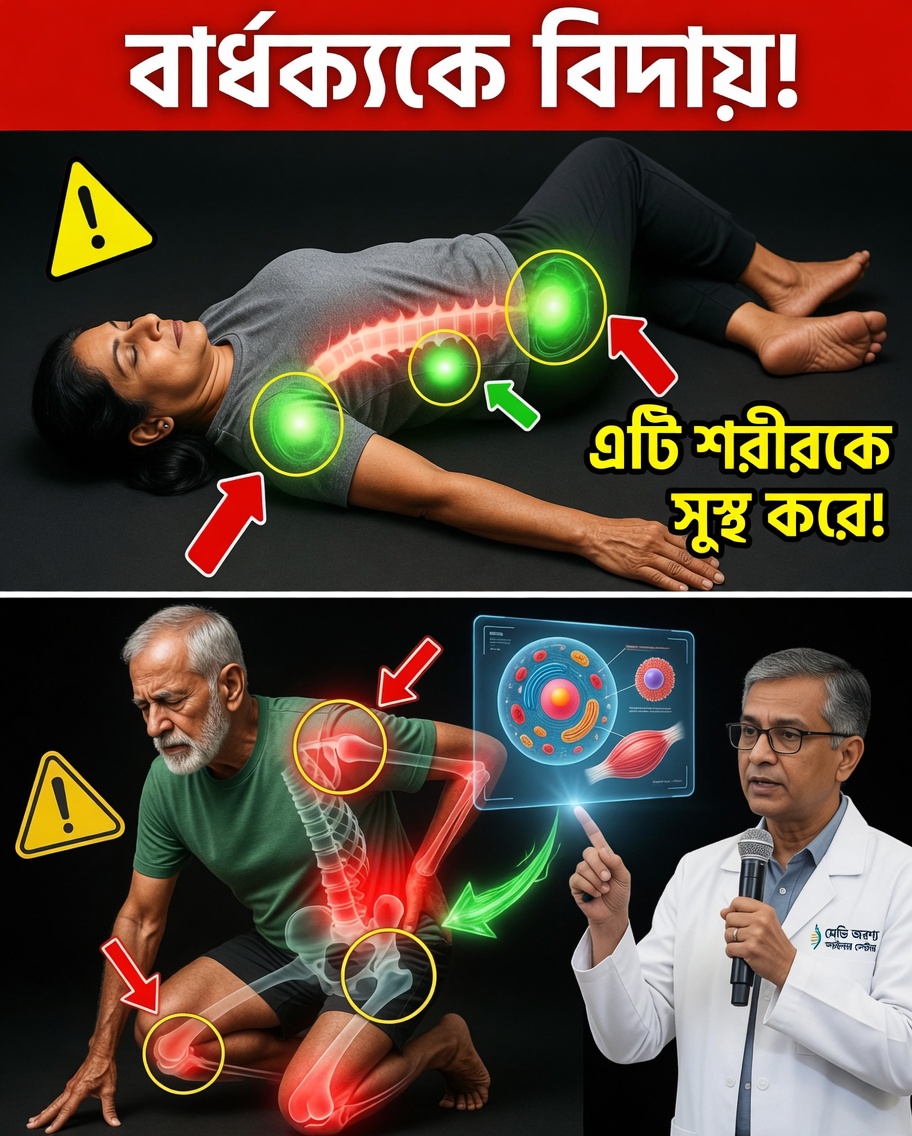 ৬০-এর বেশি? জাপানি প্রবীণরা ভরসা করেন এমন ৫টি কোমল শোবার আগে ব্যায়াম চেষ্টা করুন (জিম লাগবে না)