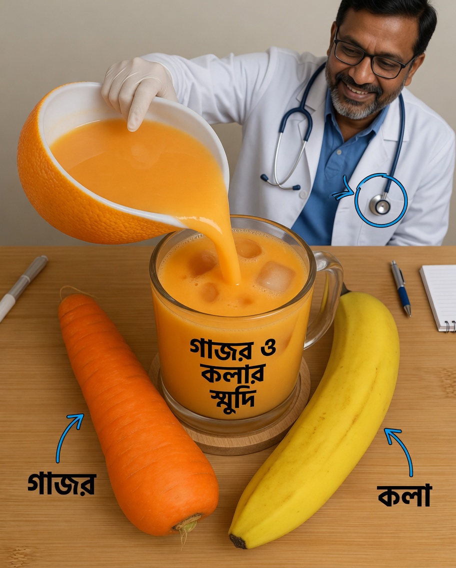 Esquece যান এনার্জি ড্রিঙ্ক: কলা ও গাজরের এই মিশ্রণটি হতে পারে আপনার শরীরের প্রয়োজনীয় সবকিছু