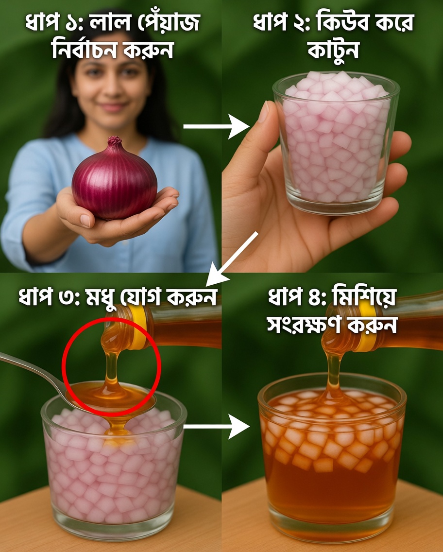 মধু সহ প্রাকৃতিক পেঁয়াজের পানীয় যা আবেগ ও অন্তরঙ্গতা বাড়াতে পারে