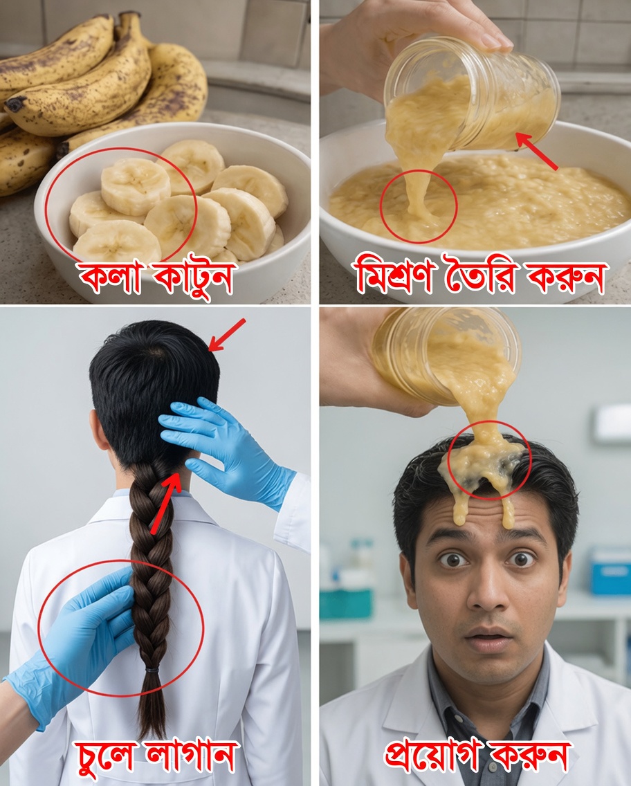 লম্বা, আরও ঘন এবং স্বাস্থ্যকর বৃদ্ধির চুলের জন্য সপ্তাহে দুইবার কলার হেয়ার মাস্ক