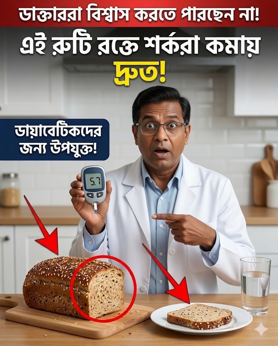 রক্তে শর্করার মাত্রা আরও স্থিতিশীল রাখতে এবং ডায়াবেটিস নিয়ন্ত্রণে সহায়ক ৫ ধরনের পাউরুটি