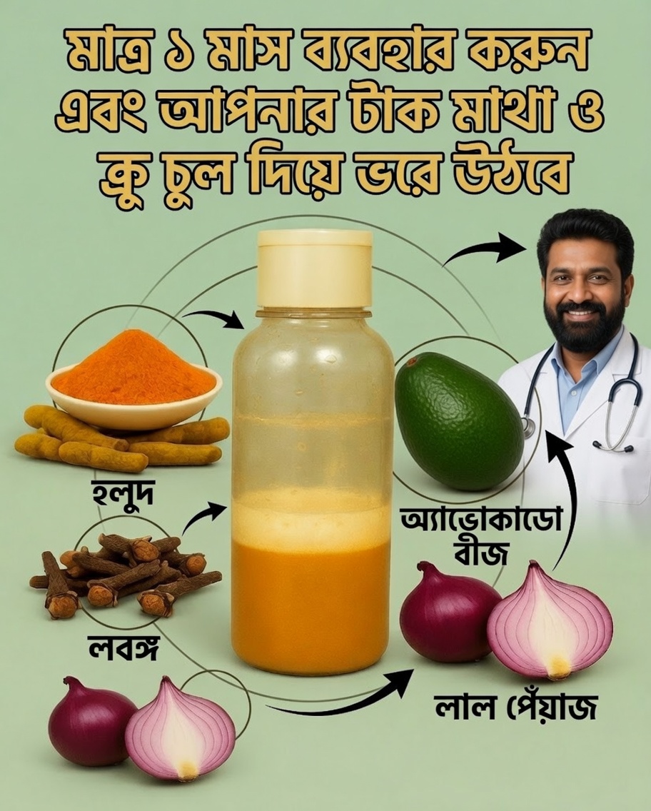 অলৌকিক শ্যাম্পুর রেসিপি: হলুদ, লবঙ্গ, পেঁয়াজ এবং অ্যাভোকাডোর বিচি