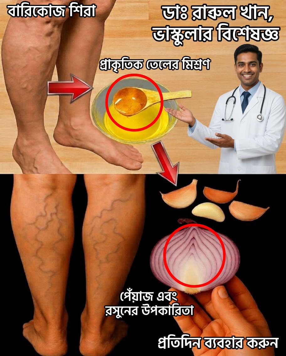 ভ্যারিকোজ শিরাকে কার্যকরভাবে বিদায় জানানোর ৫টি প্রাকৃতিক গোপনীয়তা