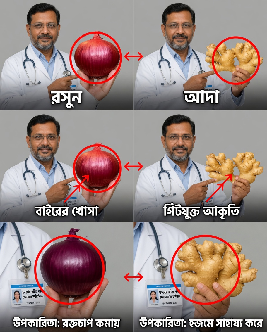 কেন পেঁয়াজ ও আদাকে রান্নাঘরের প্রাকৃতিক ওষুধ বলা হয়?