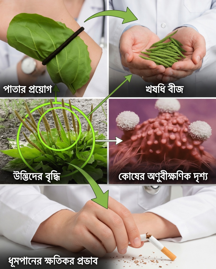Tanchagem (Plantago major): একটি “আগাছা” যা আসলে প্রকৃতির এক ধনরত্ন