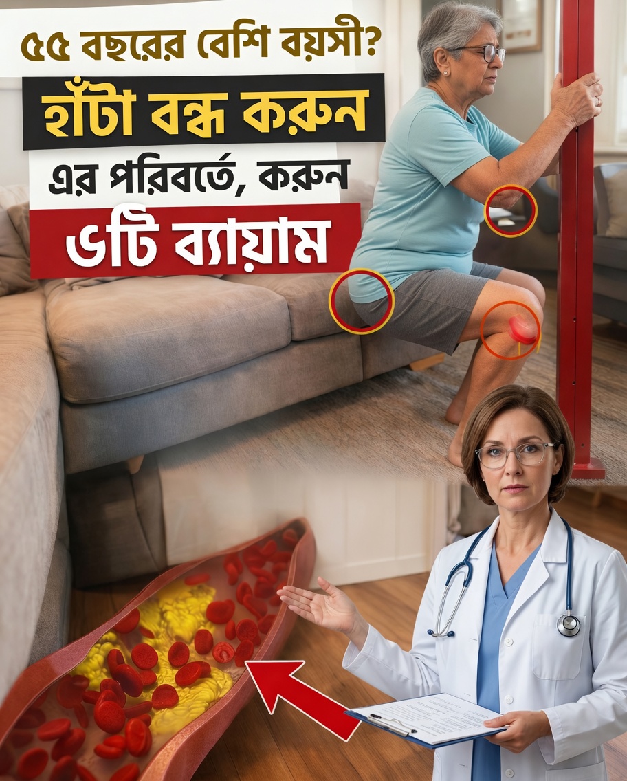 ৬০-এর বেশি? শক্তি ও ভারসাম্যের জন্য হাঁটার চেয়ে এগিয়ে এই ৩টি ব্যায়াম