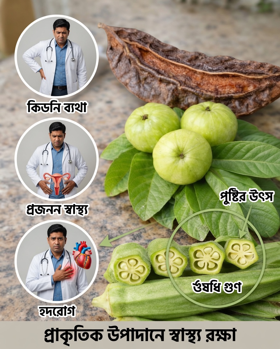 ঢেঁড়স ও পেয়ারা পাতার চা: মূত্রনালির সুস্থতা ও দেহের ভারসাম্য বজায় রাখতে সহায়ক একটি ঐতিহ্যবাহী সংমিশ্রণ