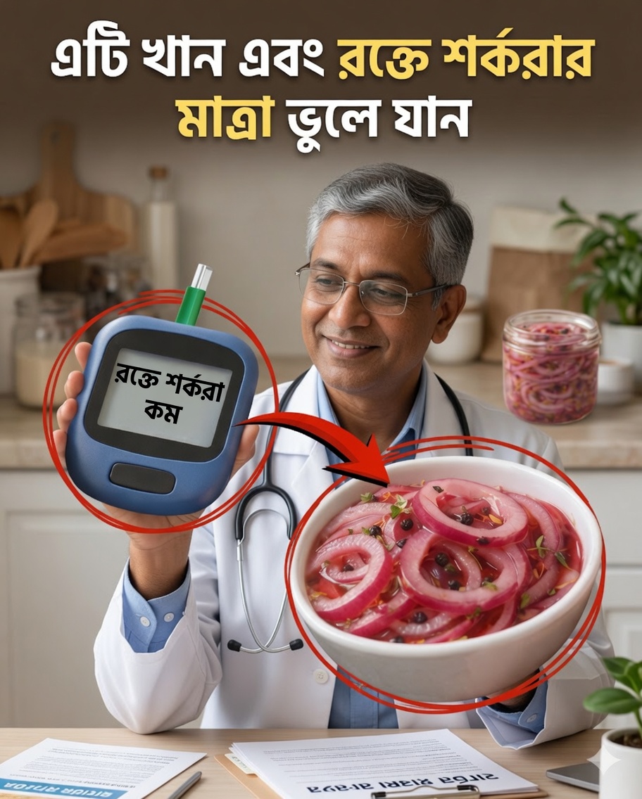 শিরোনাম: বয়স্করা: আজ রাতে একটি পেঁয়াজ কেটে নিন এবং ৬০ সেকেন্ডের এই এলিক্সার পান করুন, যা রক্তে শর্করা ভারসাম্য রাখতে এবং আপনি ঘুমানোর সময় হৃদযন্ত্রকে সহায়তা করতে সাহায্য করতে পারে