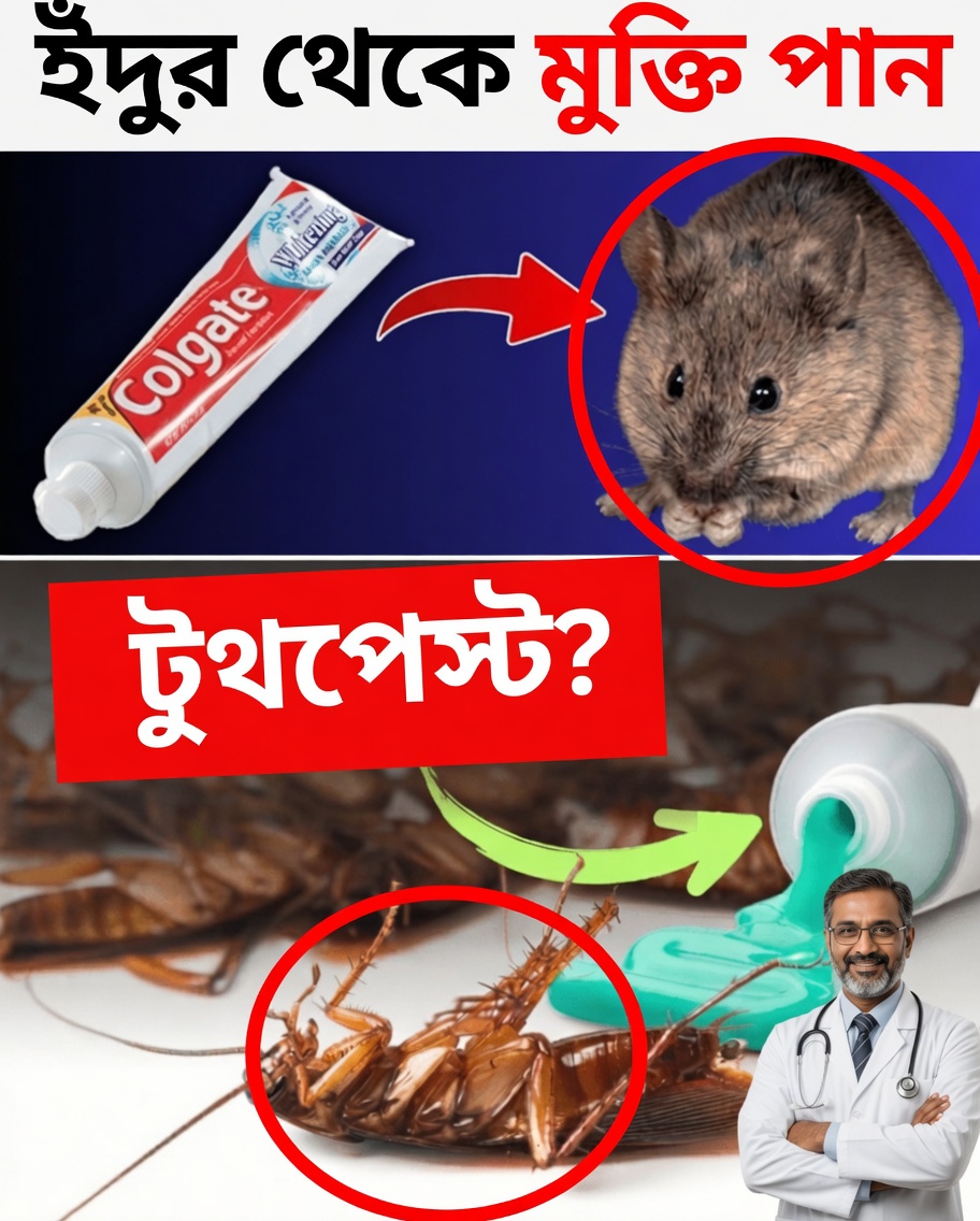 প্রাকৃতিকভাবে গৃহস্থালির পোকামাকড় দূরে রাখতে সাহায্য করে এমন চমকপ্রদ টুথপেস্টের কৌশল