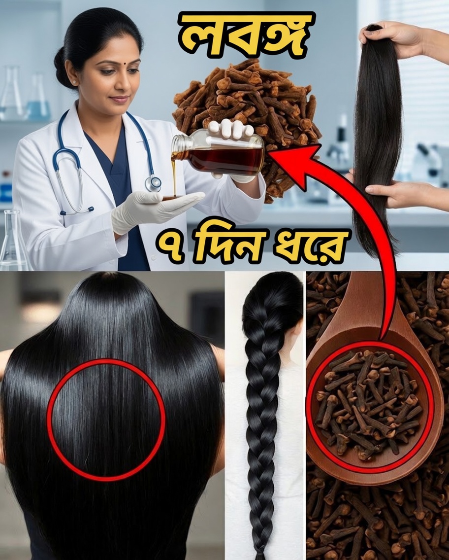 লবঙ্গের পানি চুলে ব্যবহার করে ৭ দিন: চুল বৃদ্ধির আশ্চর্যজনক ফলাফল
