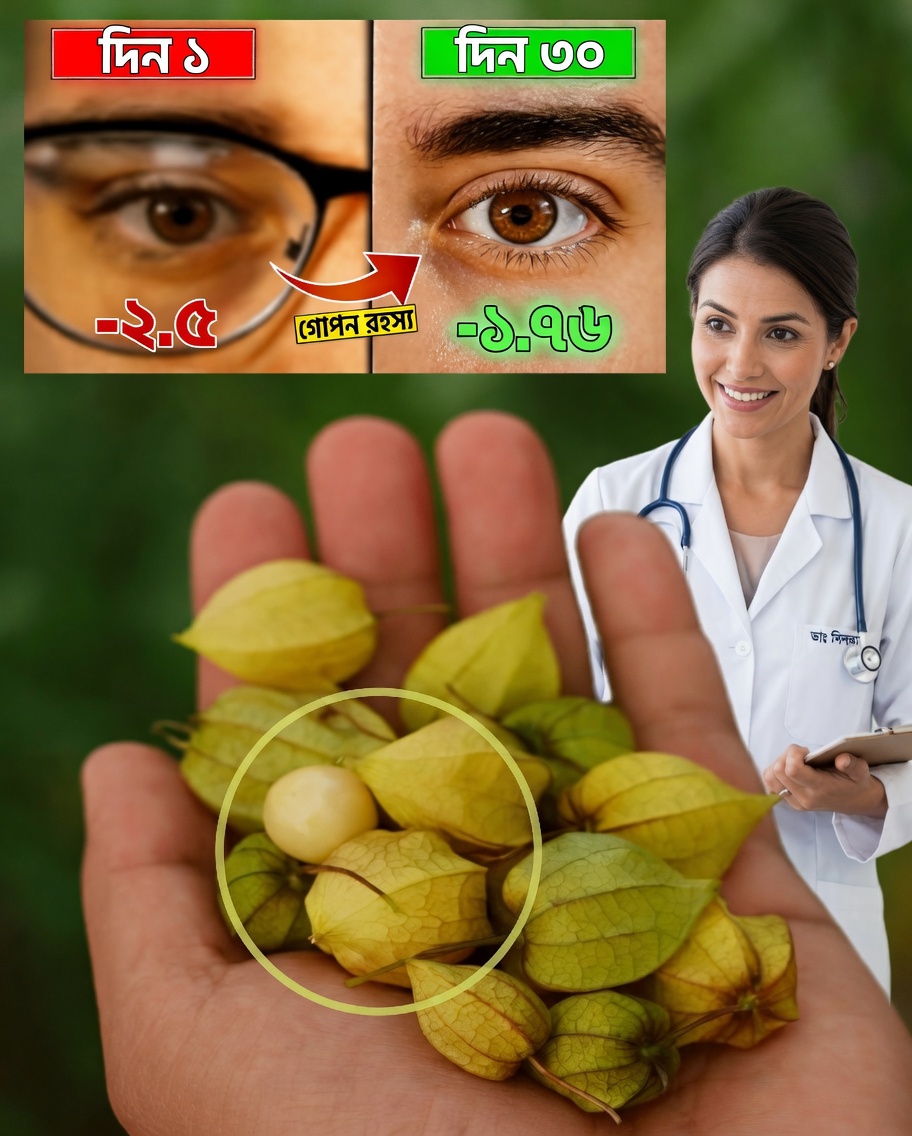 গোল্ডেনবেরি দিয়ে দৃষ্টি উন্নত করার সেই গোপন রহস্য, যা নিয়ে অল্প কিছু ডাক্তারই কথা বলেন