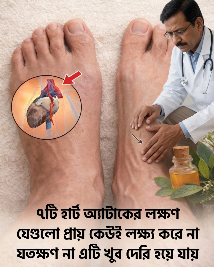 বেশিরভাগ মানুষ খুব দেরি হয়ে যাওয়া পর্যন্ত যে ৭টি হৃদ্‌রোগের সূক্ষ্ম লক্ষণ উপেক্ষা করে