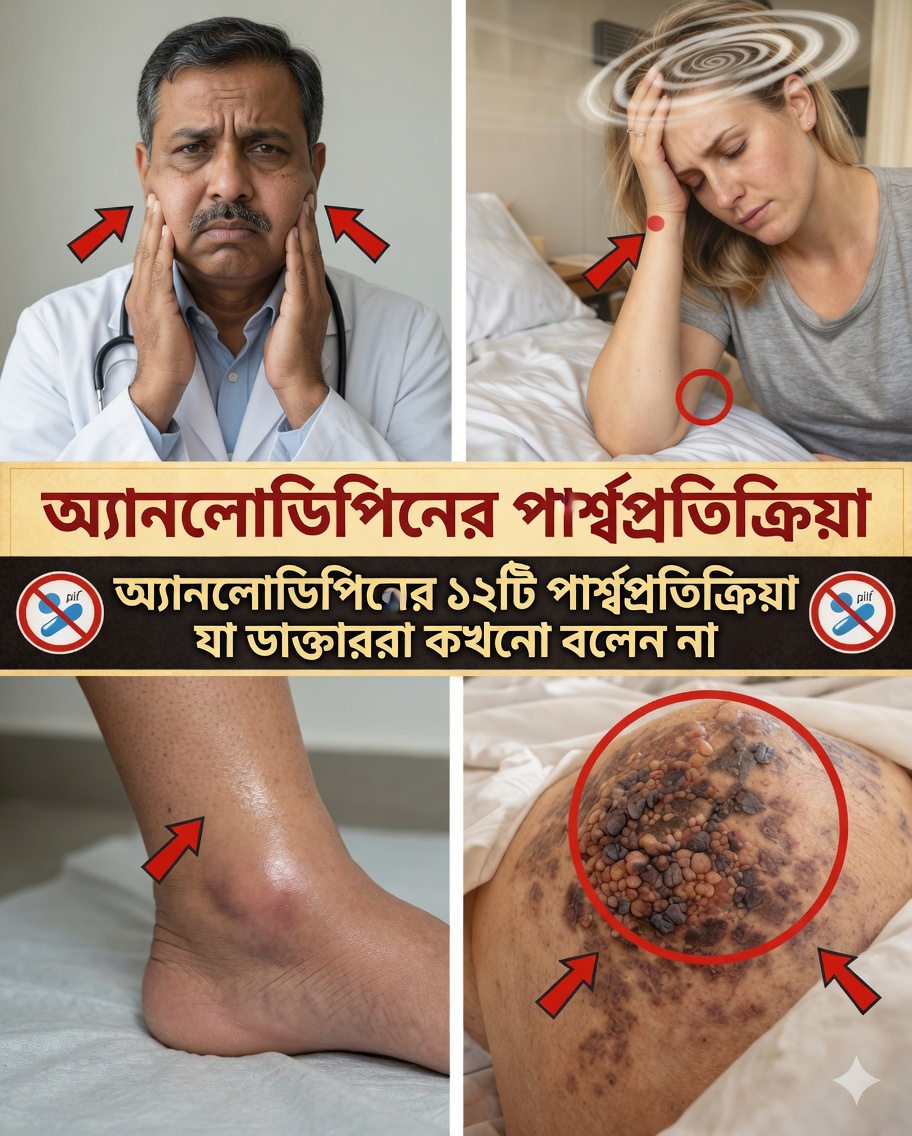 অ্যামলোডিপিনের ১২টি কম পরিচিত পার্শ্বপ্রতিক্রিয়া যা আপনার জানা দরকার
