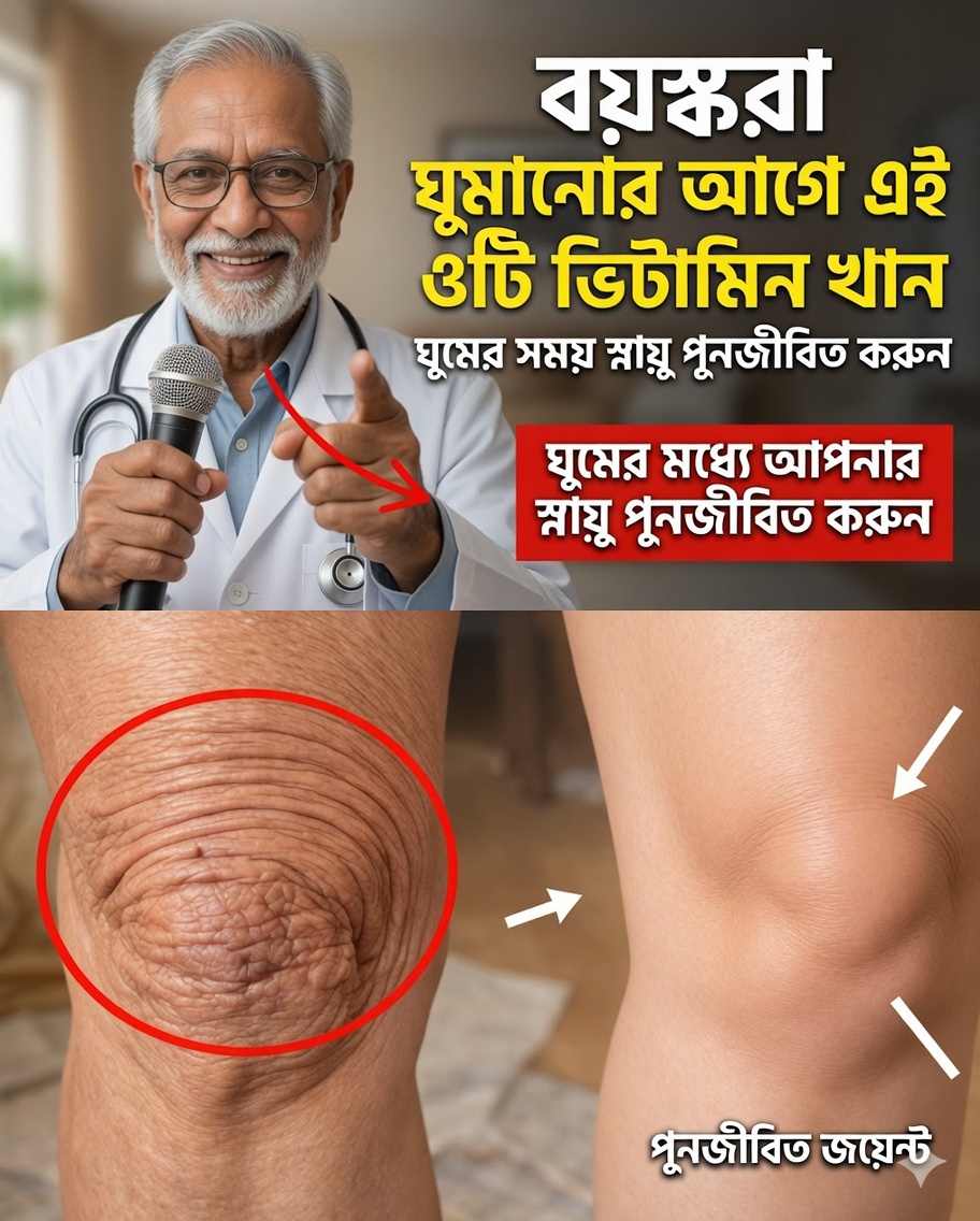 ৬০-এর পর পায়ের শক্তি বদলে দিতে পারে এমন রাতের ভিটামিন: চলাচলের সক্ষমতা বজায় রাখার ভুলে যাওয়া গোপন রহস্য