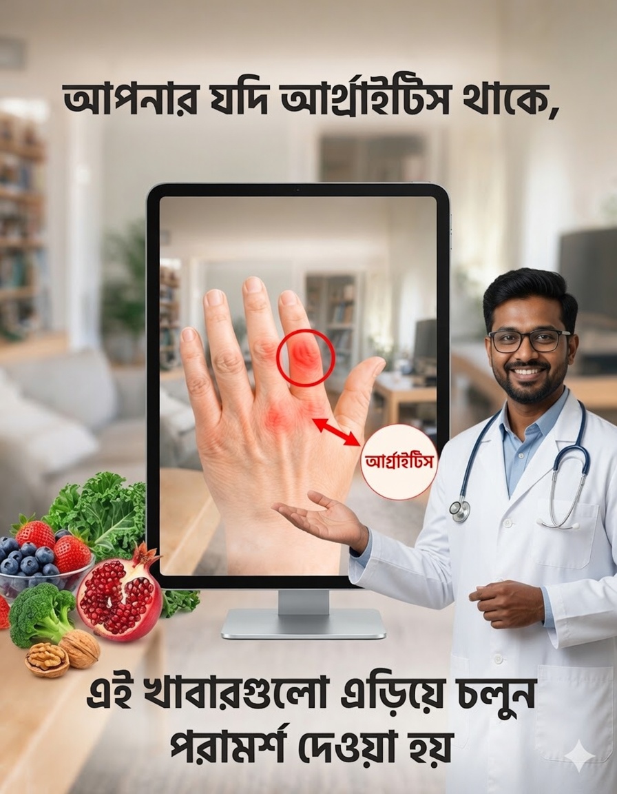 আর্থ্রাইটিসে আক্রান্ত হলে ব্যথা ও প্রদাহ কমাতে যে খাবারগুলো এড়িয়ে চলা উচিত