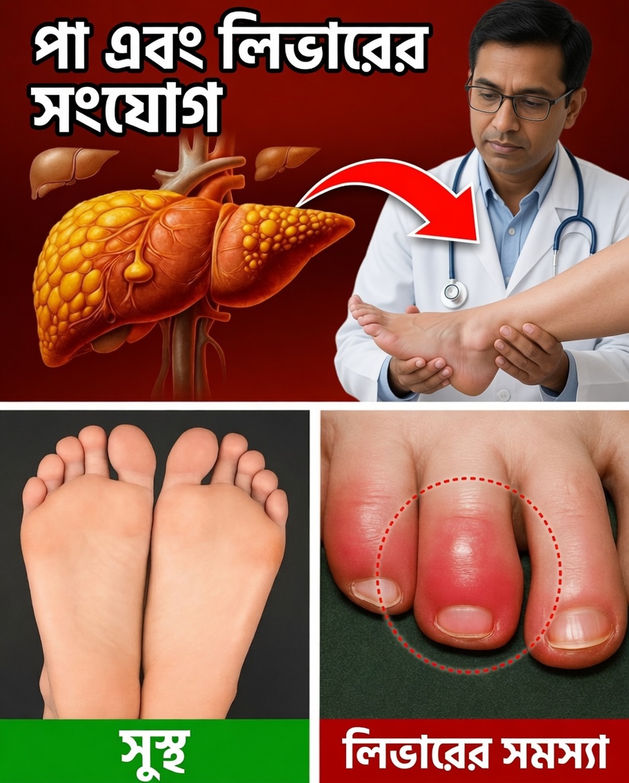 পায়ের ১২টি লক্ষণ যা লিভারের সমস্যার ইঙ্গিত দিতে পারে
