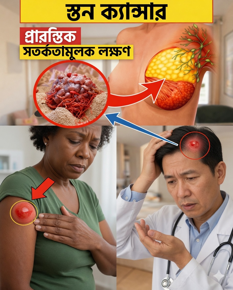কখনোই উপেক্ষা করা উচিত নয় এমন স্তন ক্যান্সারের ১০টি সতর্ক সংকেত – প্রাথমিক শনাক্তকরণ আপনার জীবন বাঁচাতে পারে
