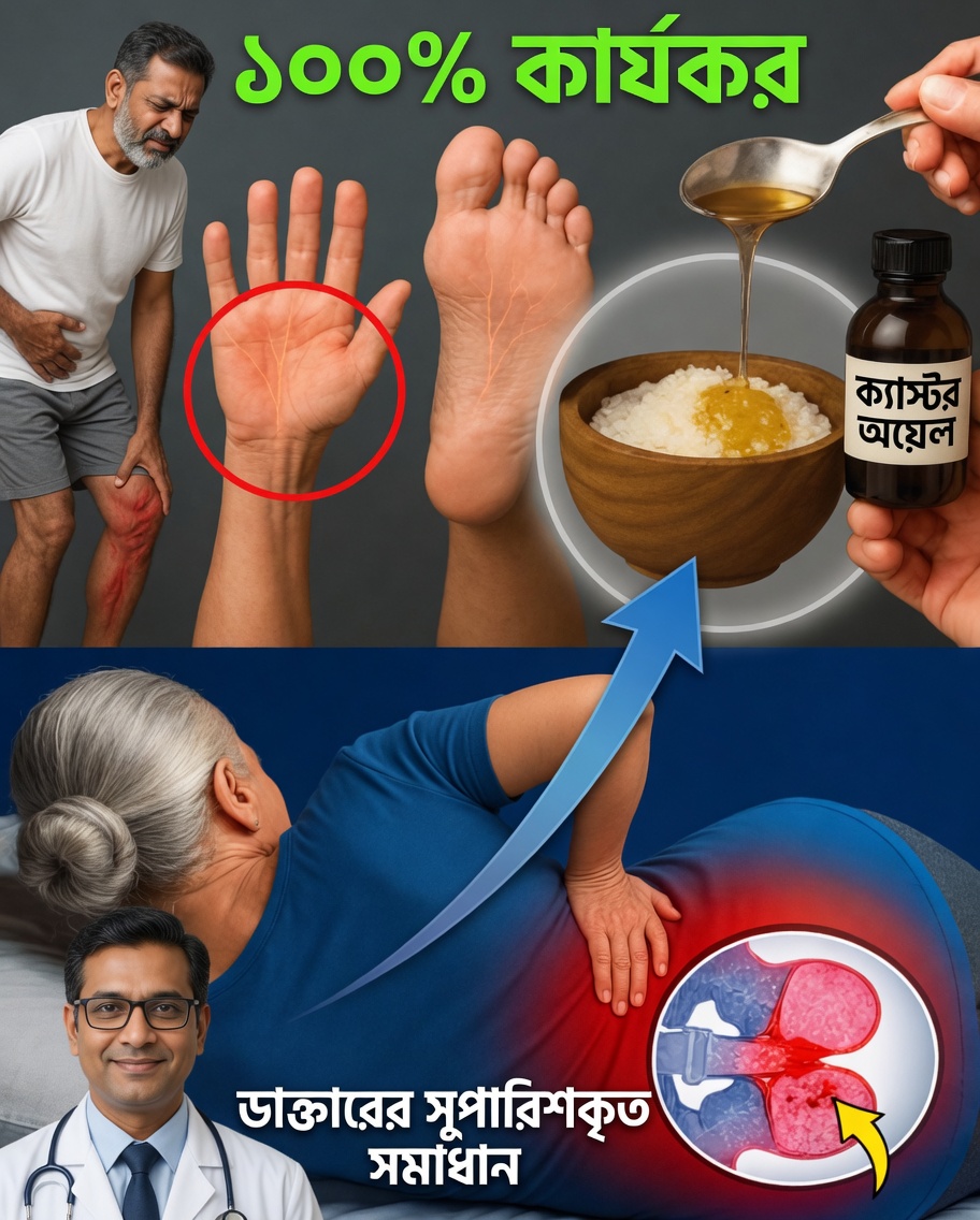 পুরোনো ডাক্তারদের গোপন রহস্য: মধুর ওপর ক্যাস্টর অয়েলের মাত্র ২ ফোঁটা ৫০-এর পর নারীদের সুস্থতা বদলে দিতে পারে