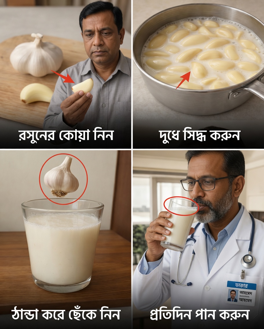 দুধে সেদ্ধ রসুন: কেন আপনার এই প্রাকৃতিক পানীয়টি পান করা শুরু করা উচিত