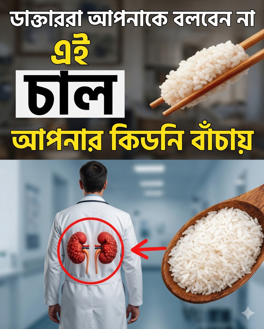 কিডনির স্বাস্থ্য সমর্থন ও মৃদু ডিটক্সে সহায়ক সেরা ৩ ধরনের চাল