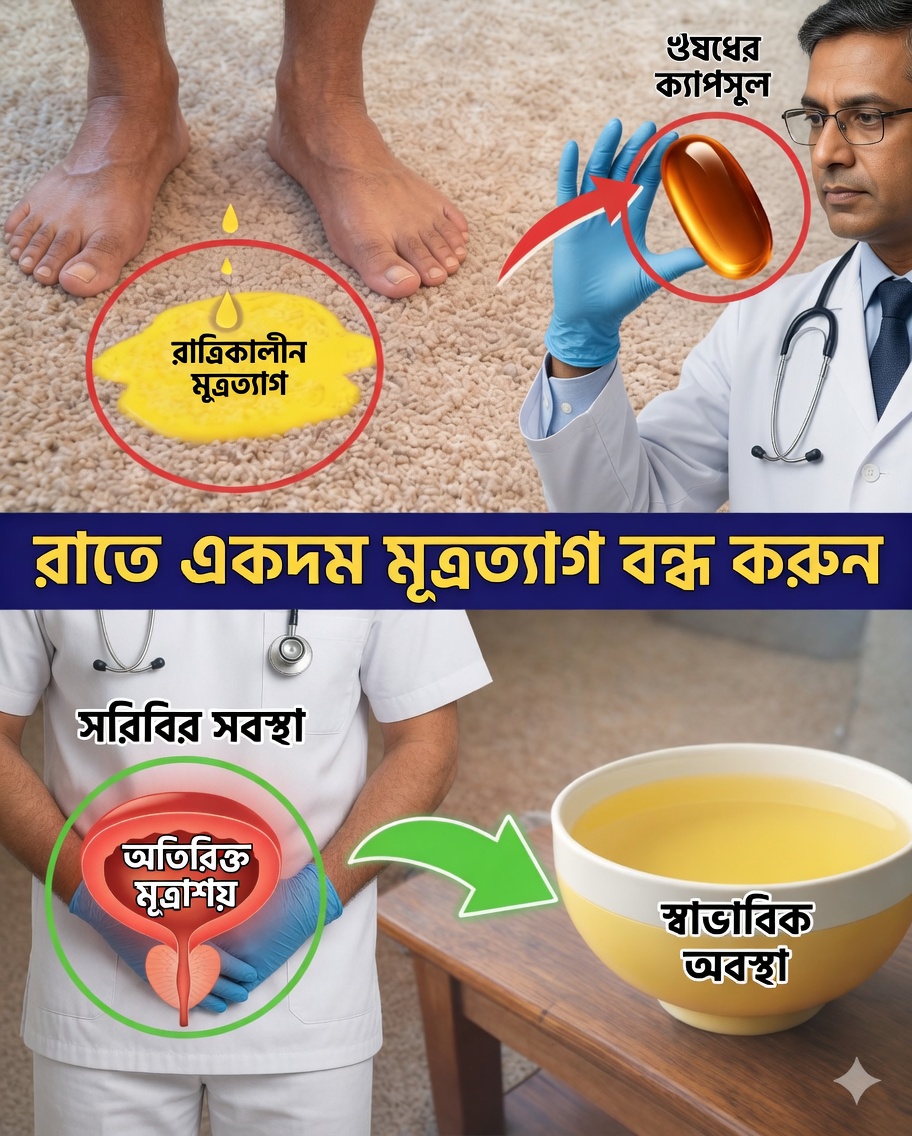 একটি মাত্র ভিটামিন কি রাতে বাথরুমে যাওয়ার次数 কমাতে সাহায্য করতে পারে? ৬০-এর পর নকচুরিয়া সম্পর্কে সত্য