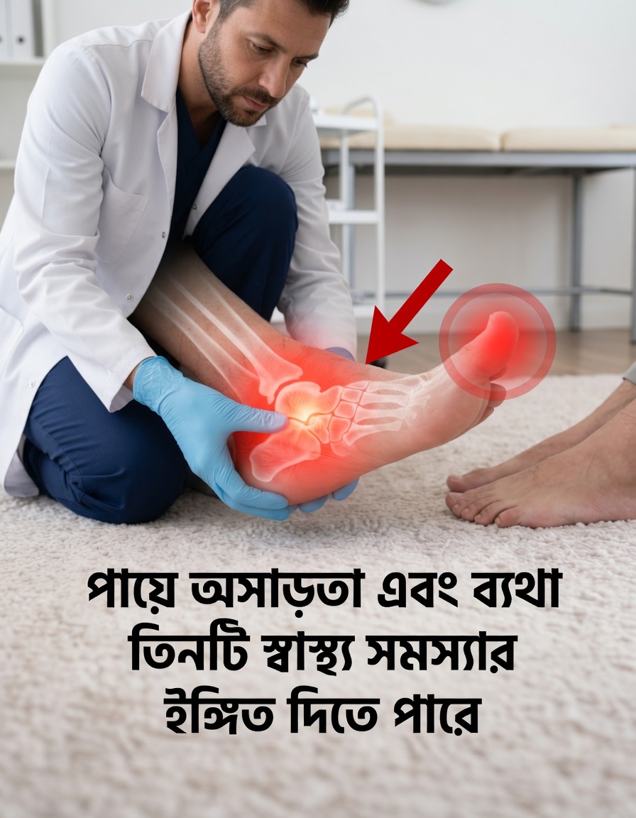 পায়ে অসাড়তা ও ব্যথা: ৩টি স্বাস্থ্যসমস্যা যা আপনি উপেক্ষা করা উচিত নয়
