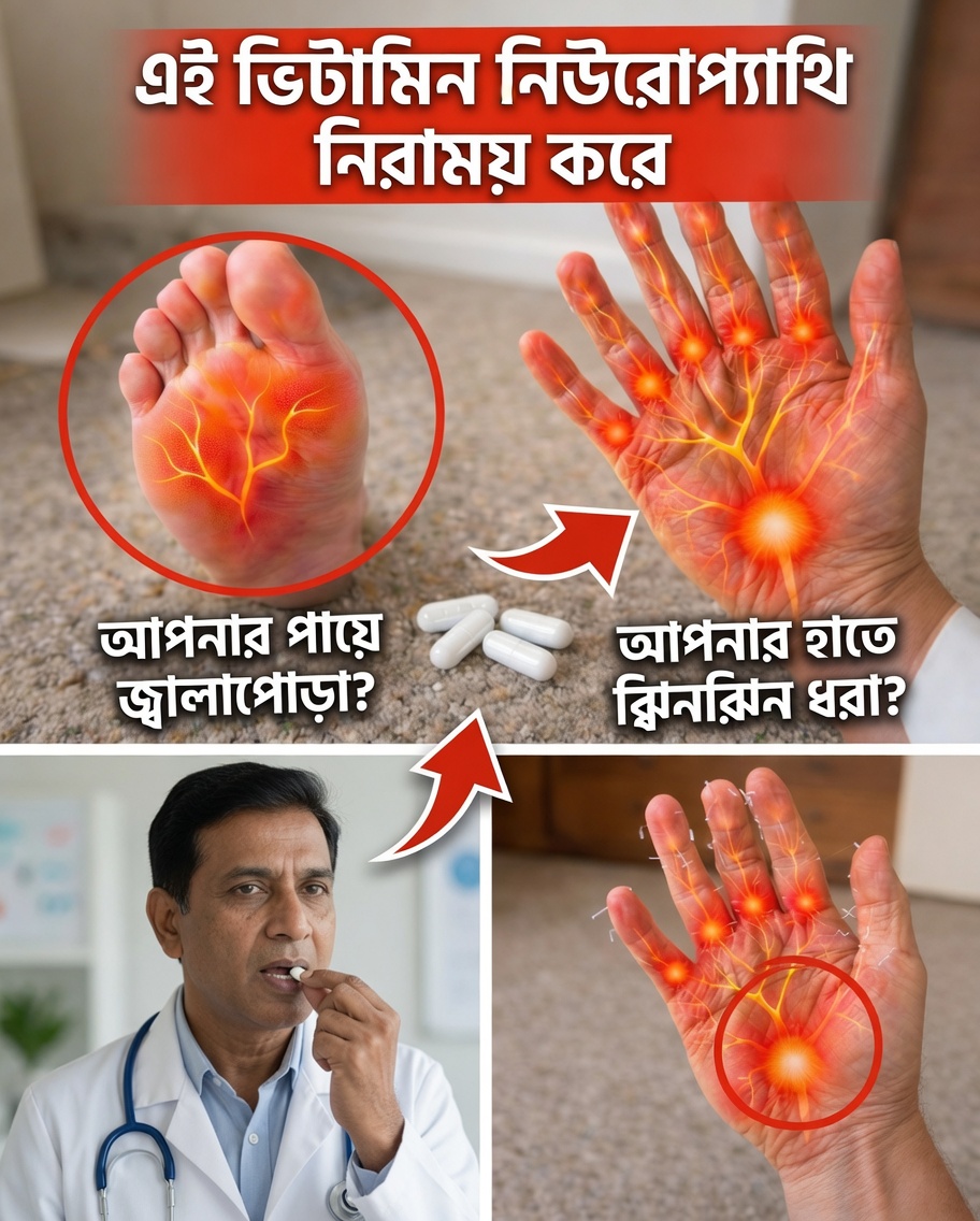 আপনি যদি স্নায়ুর সমস্যায় ভুগছেন, তাহলে যে ১ নম্বর ভিটামিন আপনার জীবন বদলে দিতে পারে