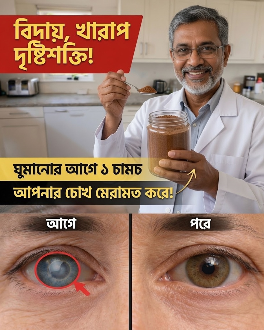 ৬০ বছরের বেশি বয়সী মানুষ: প্রাকৃতিকভাবে আরও স্পষ্ট দৃষ্টিশক্তি বজায় রাখতে সাহায্য করতে পারে এমন এই সহজ রাতের অভ্যাসটি আবিষ্কার করুন