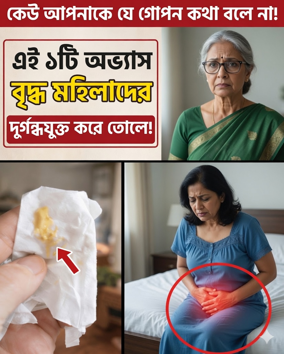 স্ত্রীরোগ বিশেষজ্ঞরা সতর্ক করছেন: একটি সাধারণ পরিচ্ছন্নতার অভ্যাস, যা বয়স্ক নারীদের যোনির দুর্গন্ধ আরও খারাপ করতে পারে