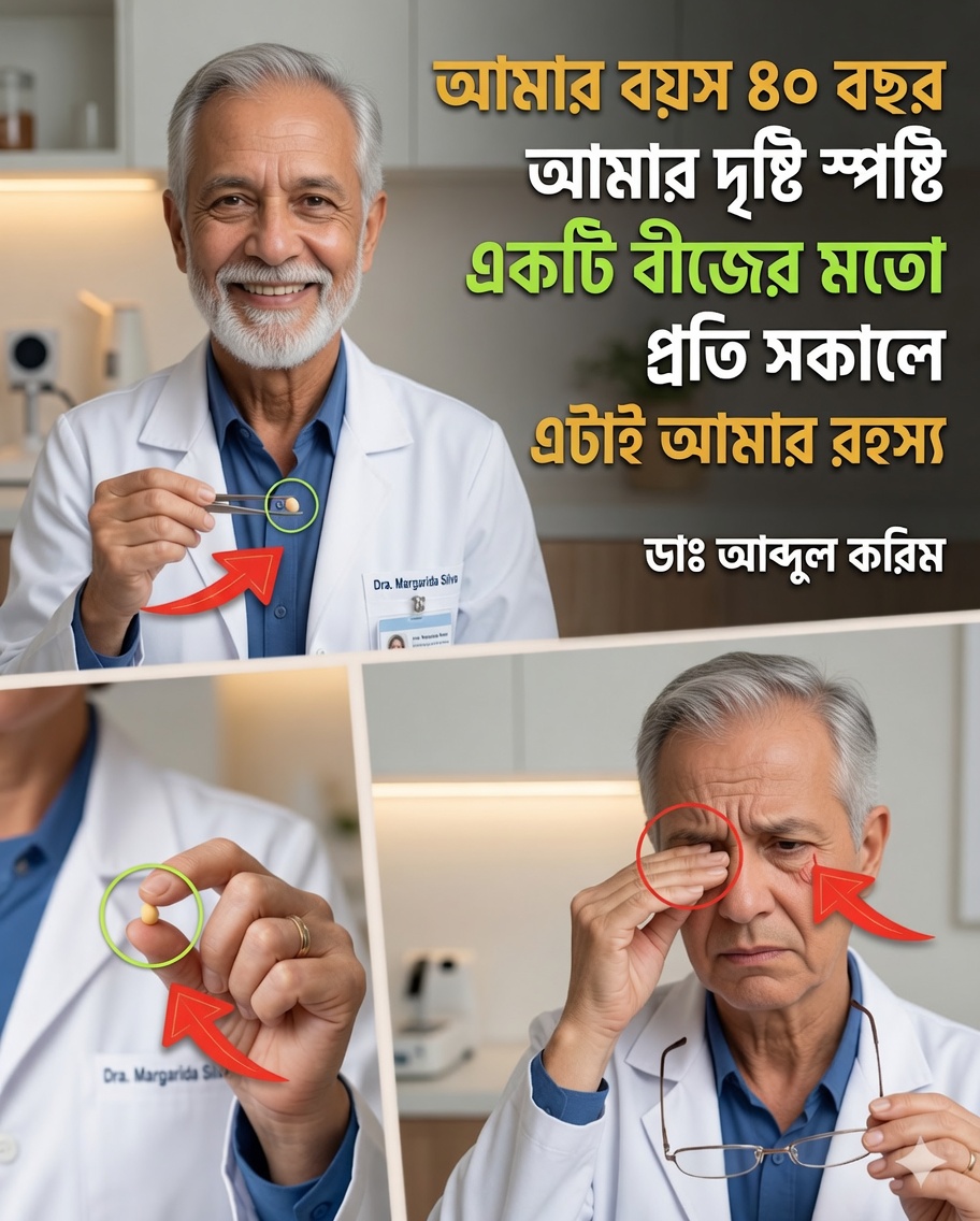 ৯০-এর পরও? দৃষ্টিশক্তি ও মস্তিষ্ক শক্তিশালী করতে প্রতিদিন সকালে এই ৩টি বীজ খান (বাস্তব বিজ্ঞান + সহজ দৈনিক রুটিন)
