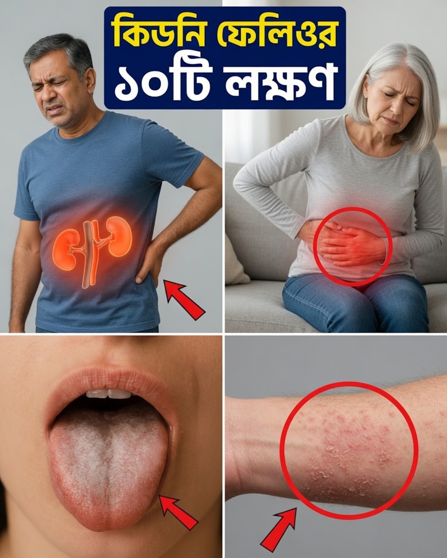 কিডনি বিকলের ১৩টি প্রাথমিক লক্ষণ, যা আপনি হয়তো প্রতিদিন উপেক্ষা করছেন