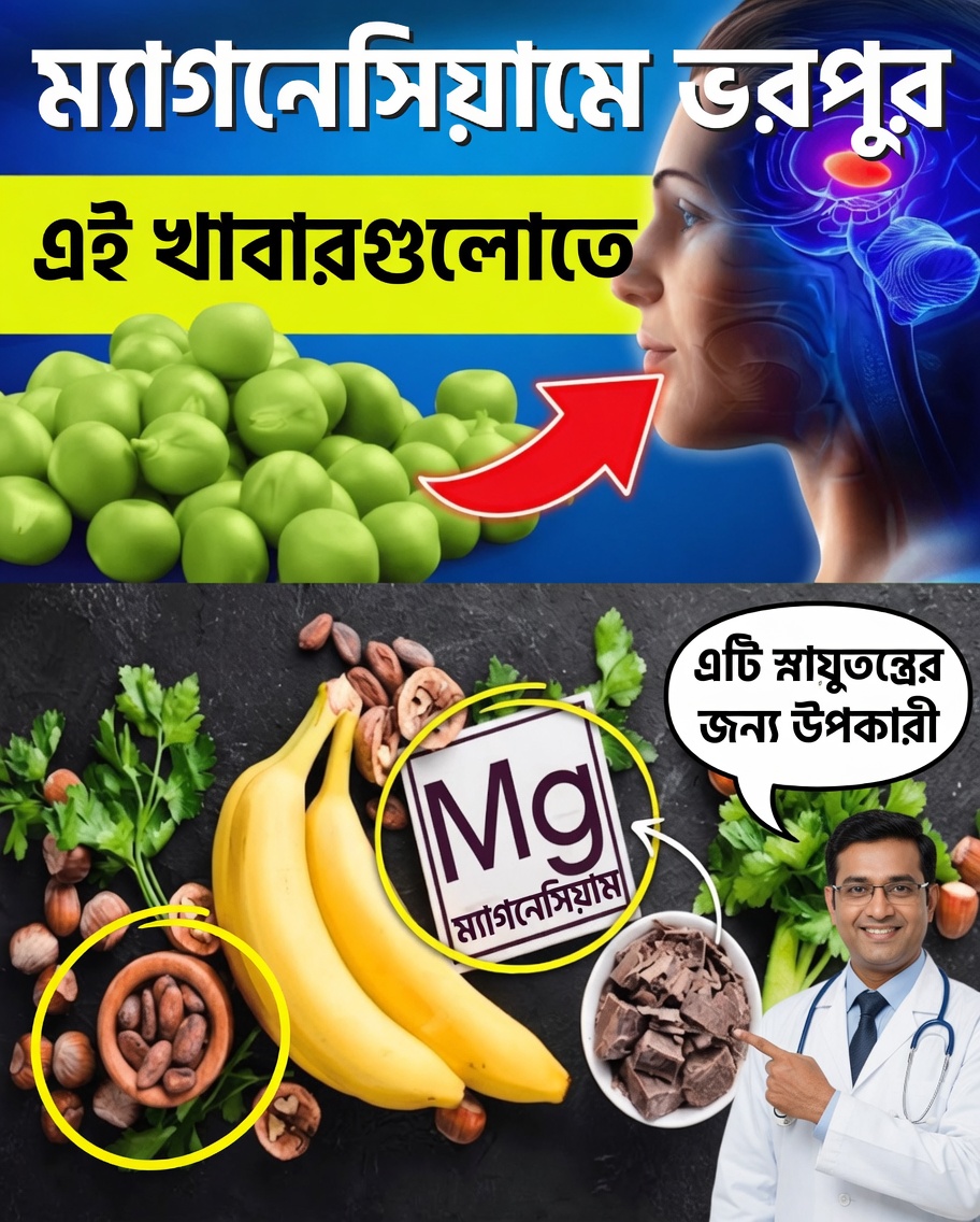 স্বাস্থ্যকে প্রাকৃতিকভাবে বদলে দিতে পারে এমন ম্যাগনেসিয়ামসমৃদ্ধ ৭টি খাবার