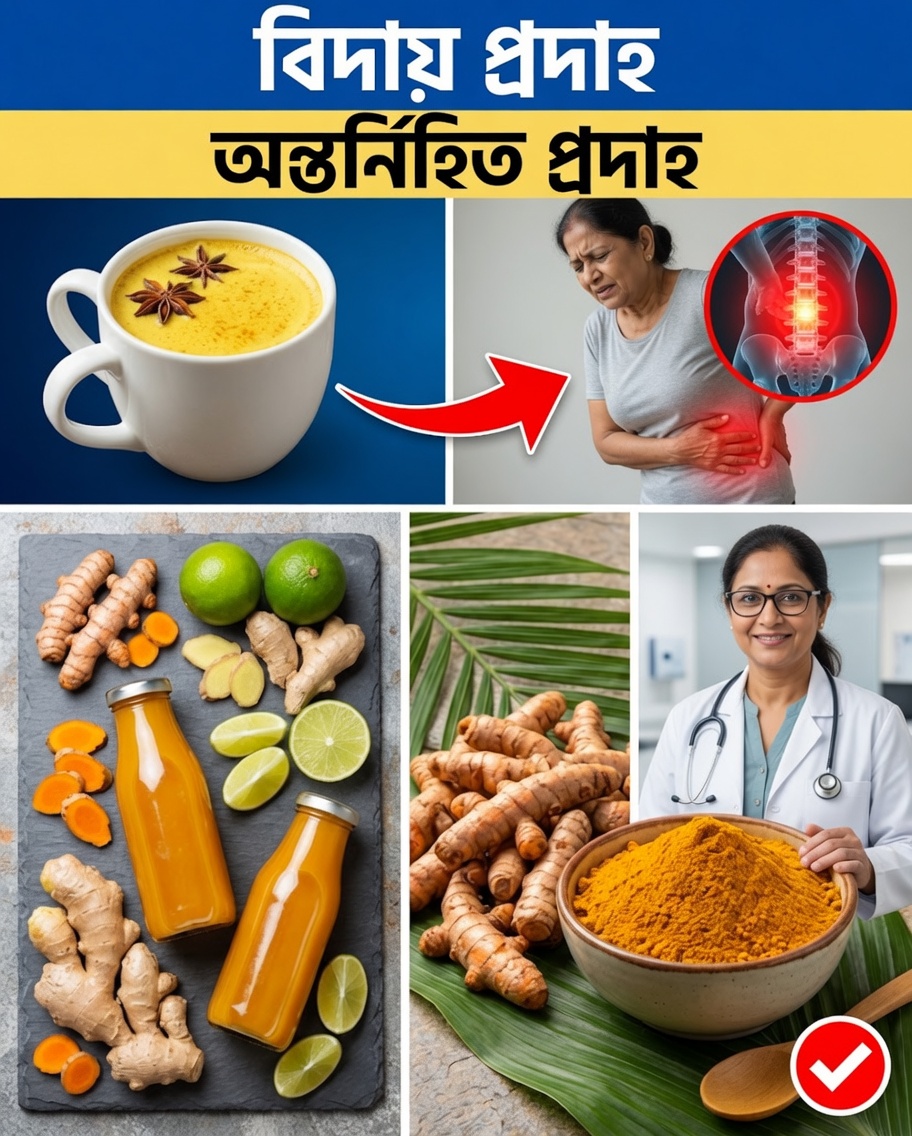 শরীরকে প্রাকৃতিকভাবে শান্ত করতে ৭টি শক্তিশালী প্রদাহবিরোধী পানীয়