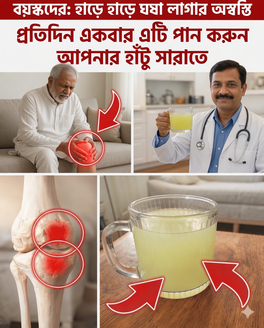 একটি সহজ পানীয় যা স্বাভাবিকভাবে হাঁটুর আরাম এবং জয়েন্টের স্বাস্থ্যকে সহায়তা করতে পারে