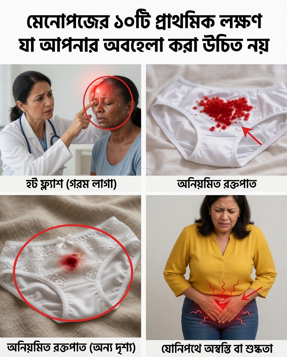 আপনি হয়তো অকাল মেনোপজে প্রবেশ করছেন—এমন ১০টি লক্ষণ এবং এ সম্পর্কে কী করবেন