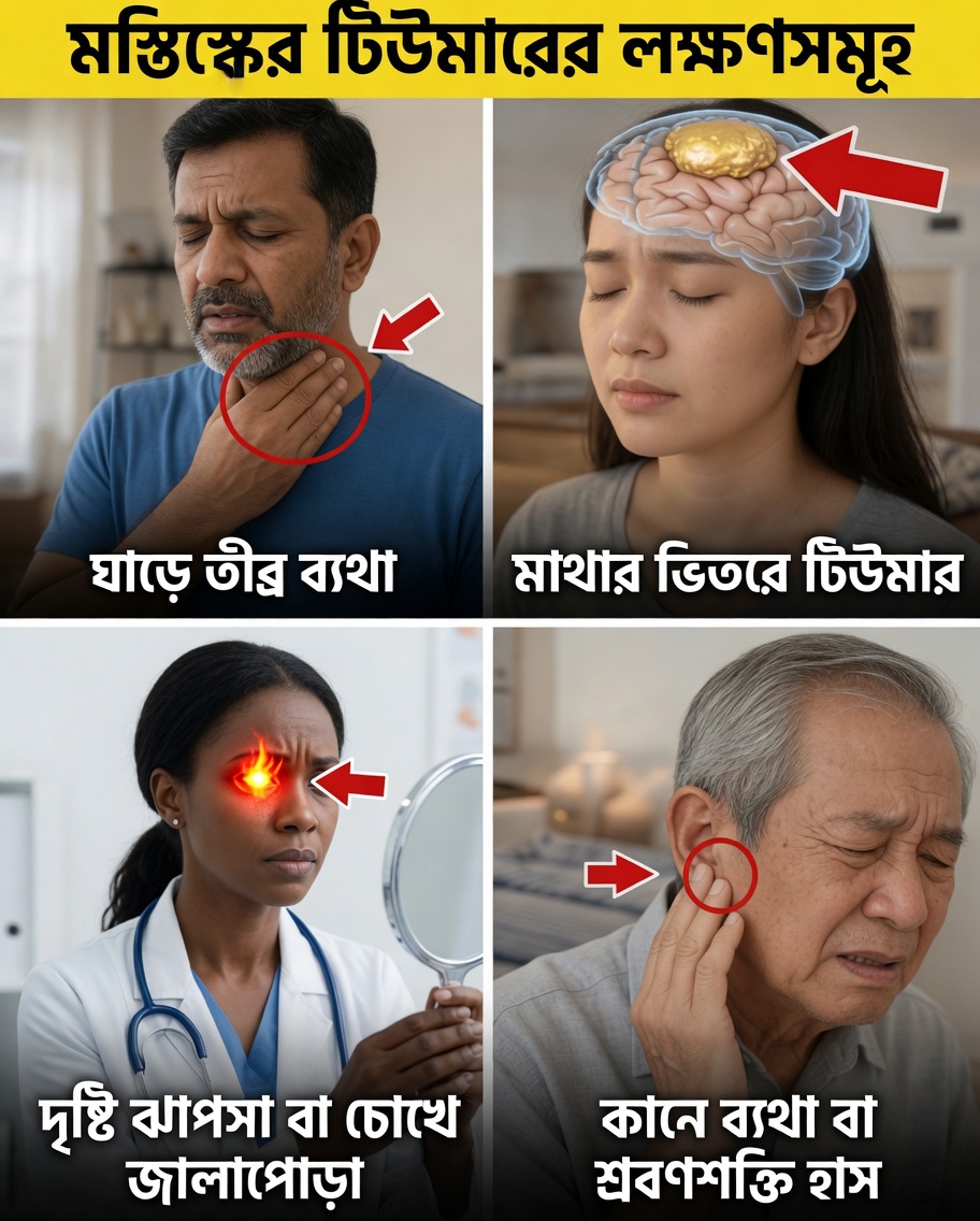 টিউমার মস্তিষ্কের ১০টি প্রাথমিক লক্ষণ যা আপনার কখনোই উপেক্ষা করা উচিত নয়