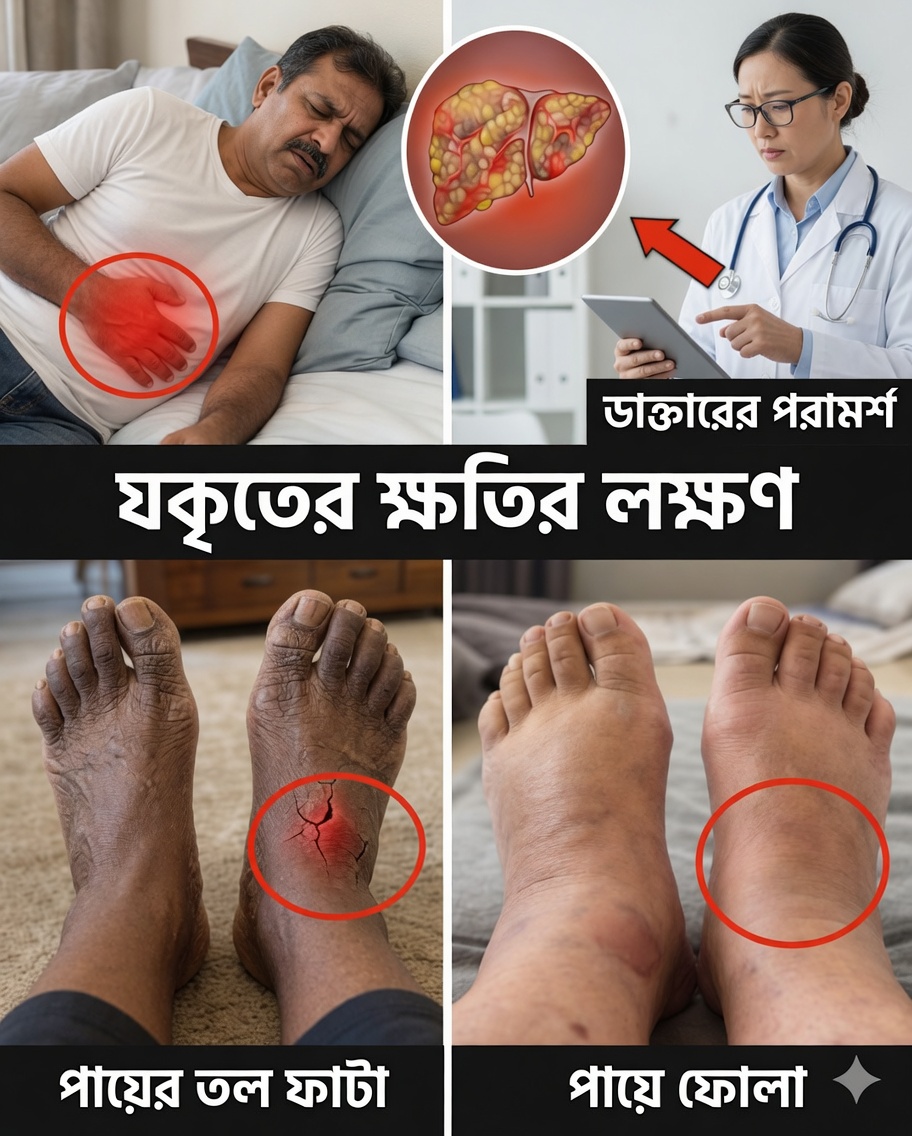 অনেকে যে ১২টি সম্ভাব্য লিভার সমস্যার লক্ষণ উপেক্ষা করেন