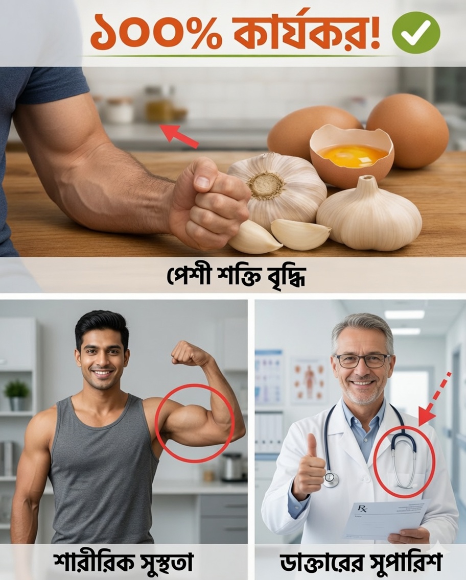 আপনার রান্নাঘরেই লুকিয়ে থাকা সুস্থতার এক গোপন বুস্ট খুলে দিন: রসুন, মধু এবং ডিম